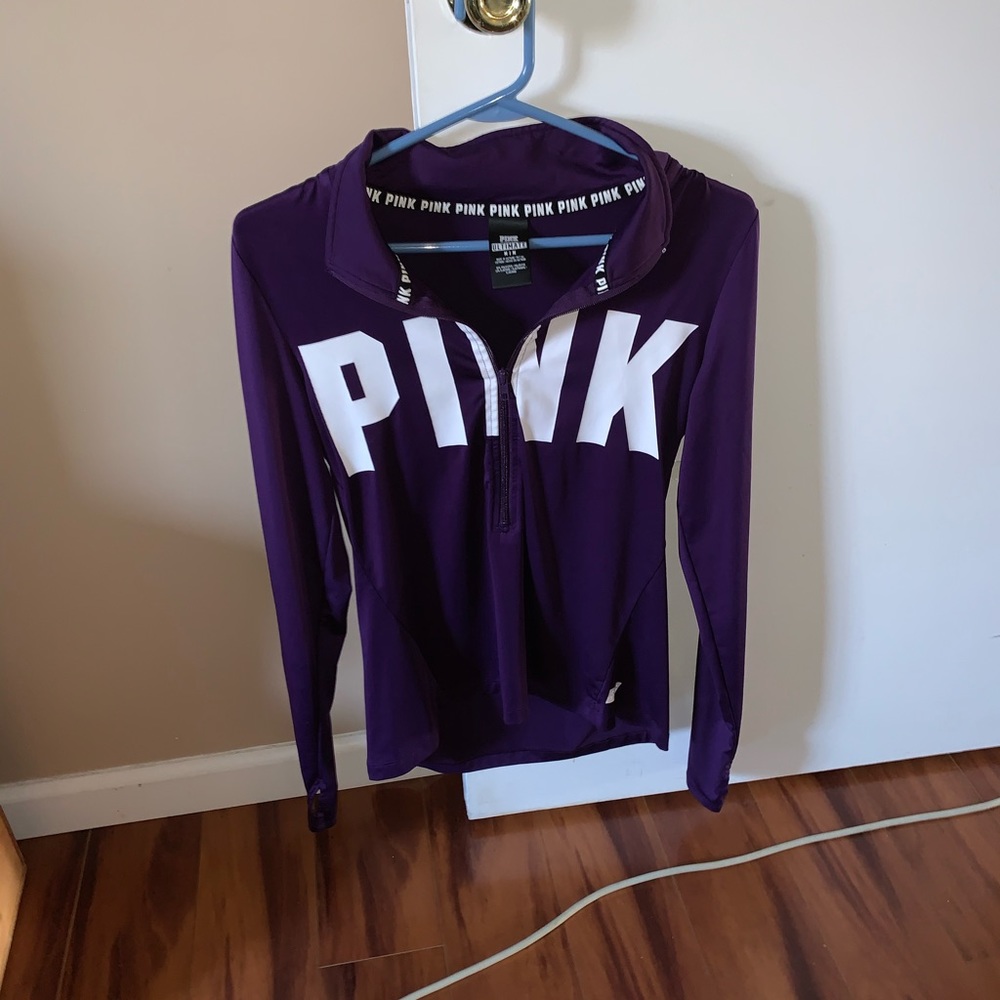 Victoria Secret (Pink) Quarter Zip (dry fit)